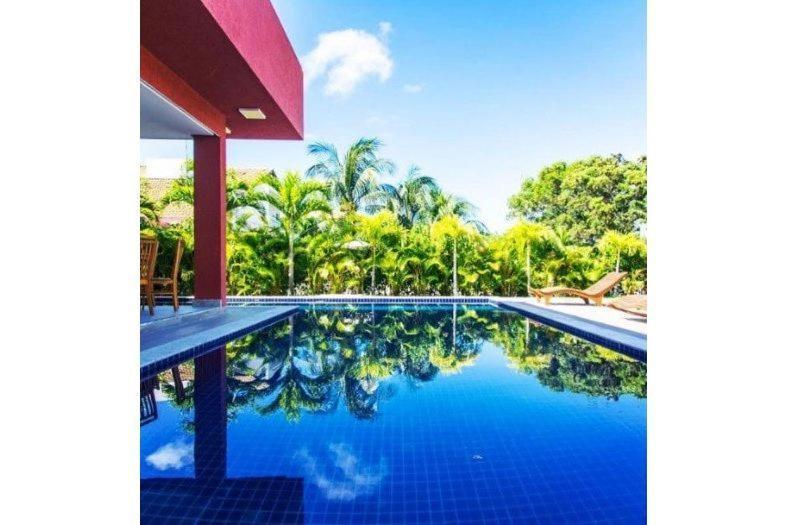 Casa Okkara Itacimirim - 4 suítes - Condomínio Luxo - Piscina Extraordinária - Itacimirim Beach Bahia Brasil Camacari Exterior foto
