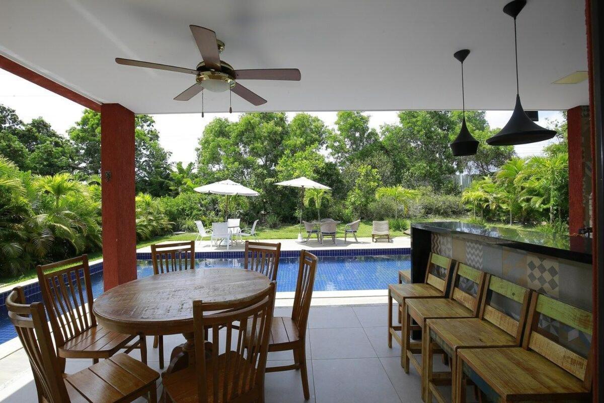 Casa Okkara Itacimirim - 4 suítes - Condomínio Luxo - Piscina Extraordinária - Itacimirim Beach Bahia Brasil Camacari Exterior foto