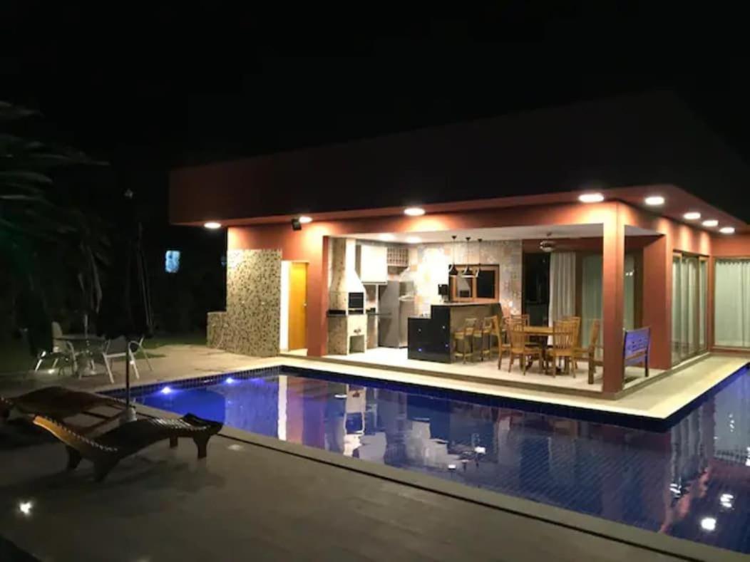 Casa Okkara Itacimirim - 4 suítes - Condomínio Luxo - Piscina Extraordinária - Itacimirim Beach Bahia Brasil Camacari Exterior foto