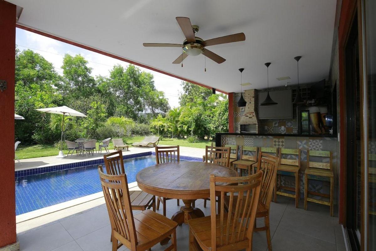 Casa Okkara Itacimirim - 4 suítes - Condomínio Luxo - Piscina Extraordinária - Itacimirim Beach Bahia Brasil Camacari Exterior foto